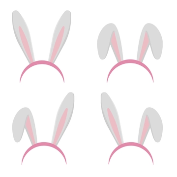 Free Bunny Ears Clipart Template to Edit Online