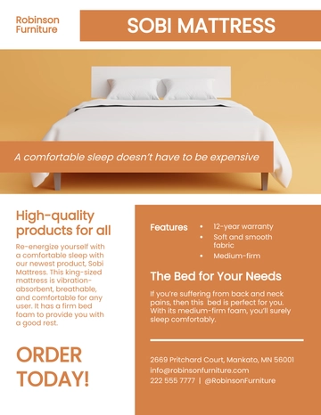 Free New Product Sell Sheet Template to Edit Online