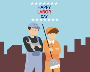 Free Labor Day Poster Vector Template to Edit Online