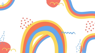 Free Transparent Rainbow Background Template to Edit Online