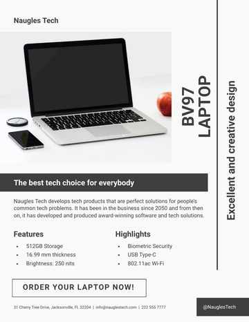 Free Creative Sell Sheet Template to Edit Online