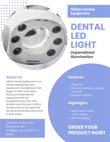 Dental Sell Sheet Template