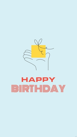 Happy Birthday Sign Mobile Background