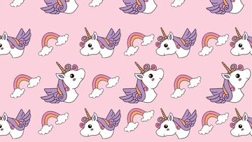 Free Unicorn Pattern Background Template to Edit Online Free Unicorn Pattern Background Template to Edit Online