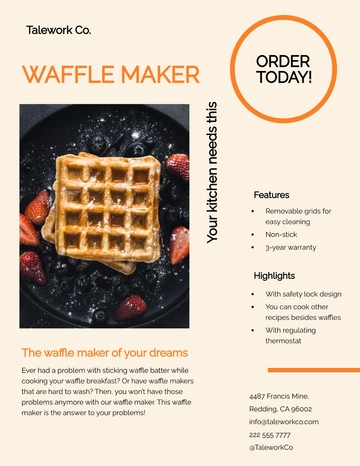 Free Modern Sell Sheet Template to Edit Online