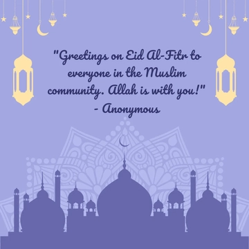 Free Eid Al-Fitr Greetings Quote Template to Edit Online Free Eid Al-Fitr Greetings Quote Template to Edit Online
