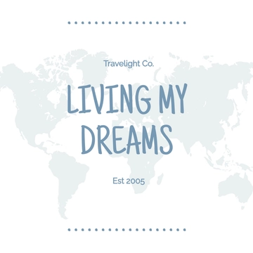 Free Travel Tote Bag Template to Edit Online