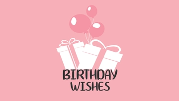 Free Happy Birthday Wishes Background Template to Edit Online