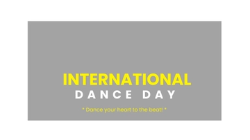 Free International Dance Day Video Template to Edit Online