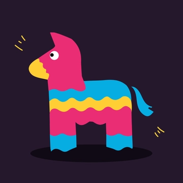Free Pinata Cinco De Mayo Clipart Template to Edit Online