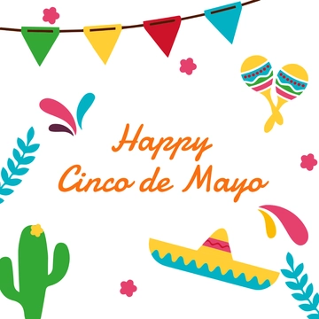 Free Cinco De Mayo Celebration Clipart Template to Edit Online