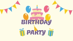 Happy Birthday Party Background