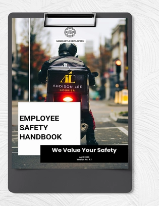 Employees Safety Handbook Template