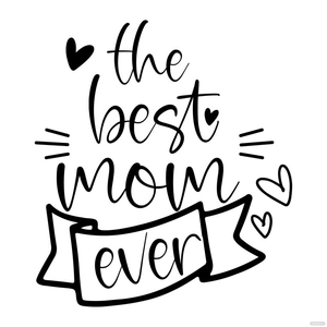 Mother's Day Clipart Black And White