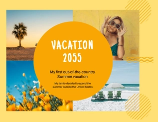 Free Vacation Scrapbook Template to Edit Online