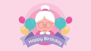 Happy Birthday Grandma Background