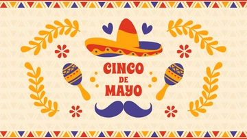Free Cinco De Mayo Holiday Background Template to Edit Online
