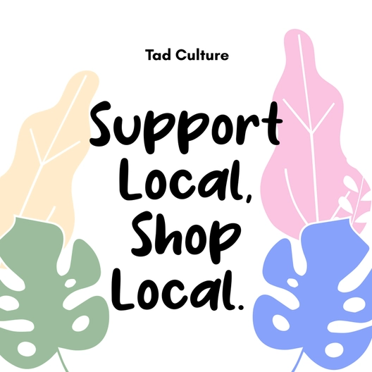 Shop Local Tote Bag Template