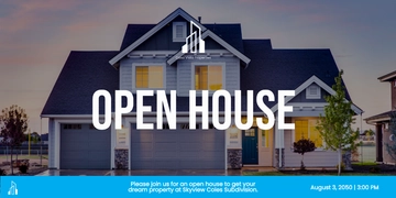 Free Open House Tarpaulin Template to Edit Online Free Open House Tarpaulin Template to Edit Online