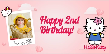 Free Hello Kitty Tarpaulin Template to Edit Online Free Hello Kitty Tarpaulin Template to Edit Online