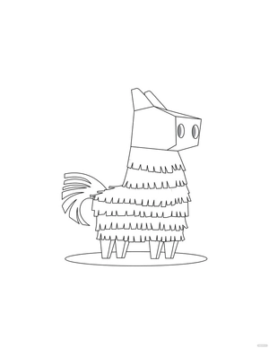 Cinco De Mayo Pinata Coloring Page