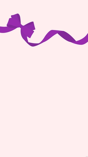 Happy Birthday Ribbon Mobile Background