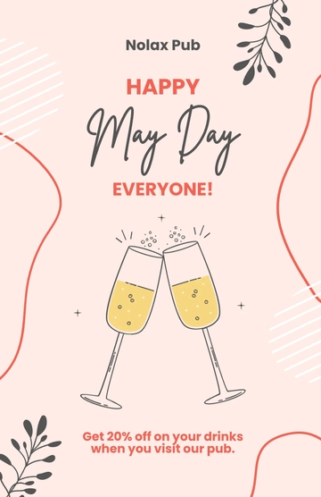 Free Happy May Day Poster Template to Edit Online