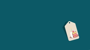 Happy Birthday Tag Background