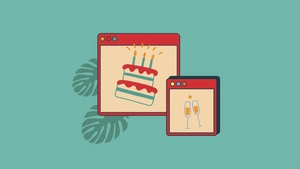 Vintage Happy Birthday Background