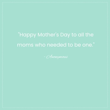 Free Mother's Day Mom Quote Template to Edit Online