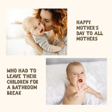Free Happy Mother's Day Meme Template to Edit Online