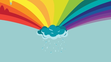 Free Rainbow Rays Background Template to Edit Online Free Rainbow Rays Background Template to Edit Online