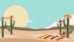 Cinco De Mayo Zoom Background