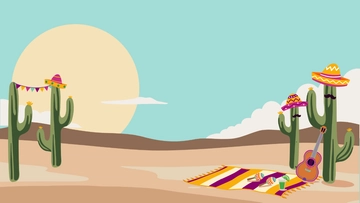 Free Cinco De Mayo Zoom Background Template to Edit Online