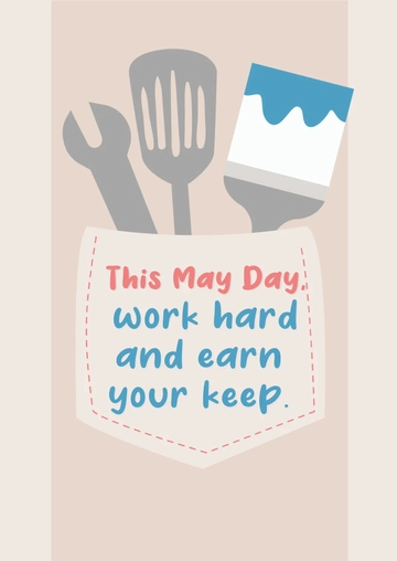Free May Day Message Template to Edit Online