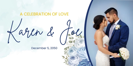 Wedding Tarpaulin Template