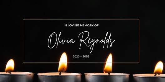 Funeral Tarpaulin Template