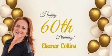 Free 60th Birthday Tarpaulin Template to Edit Online Free 60th Birthday Tarpaulin Template to Edit Online