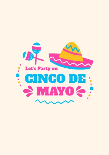 Free Cinco De Mayo Party Shirt Template to Edit Online