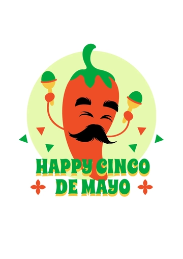 Free Cute Cinco De Mayo Shirt Template to Edit Online