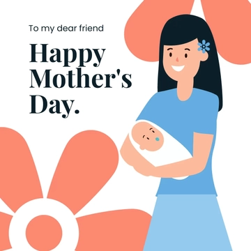 Free Happy Mother's Day Friend Template to Edit Online