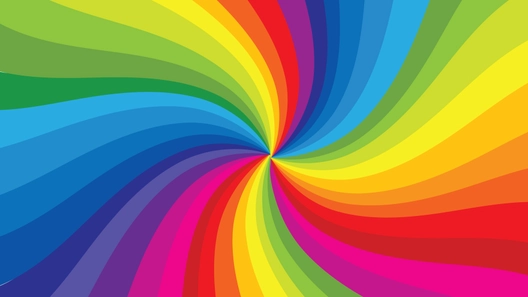 Rainbow Swirl Background