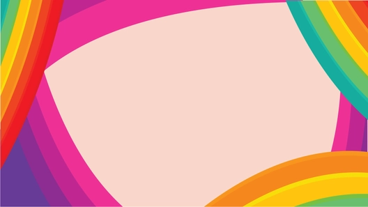 Rainbow Frame Background
