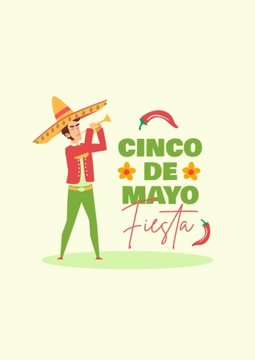 Free Fiesta Cinco De Mayo Shirt Template to Edit Online