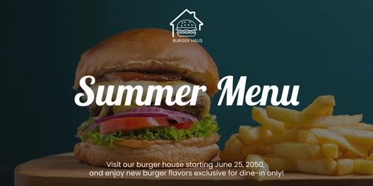 Menu Tarpaulin Template