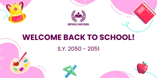 Back To School Tarpaulin Template