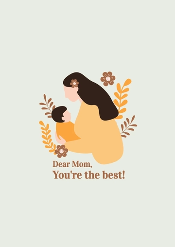Free Best Mom Shirt Template to Edit Online