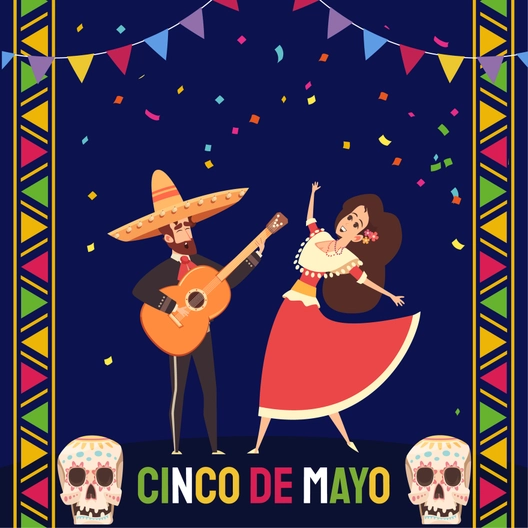 Happy Cinco De Mayo Festive