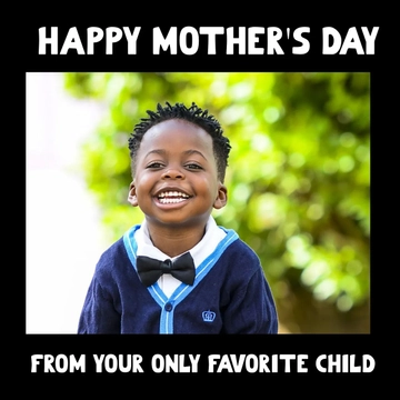 Free Mother's Day Wishes Meme Template to Edit Online