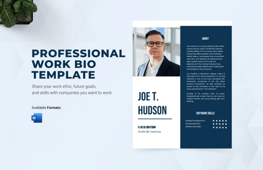 Professional Work Bio Template